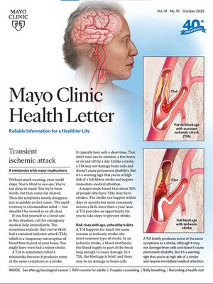 cover image of October 2023. Mayo Clinic Health Letter